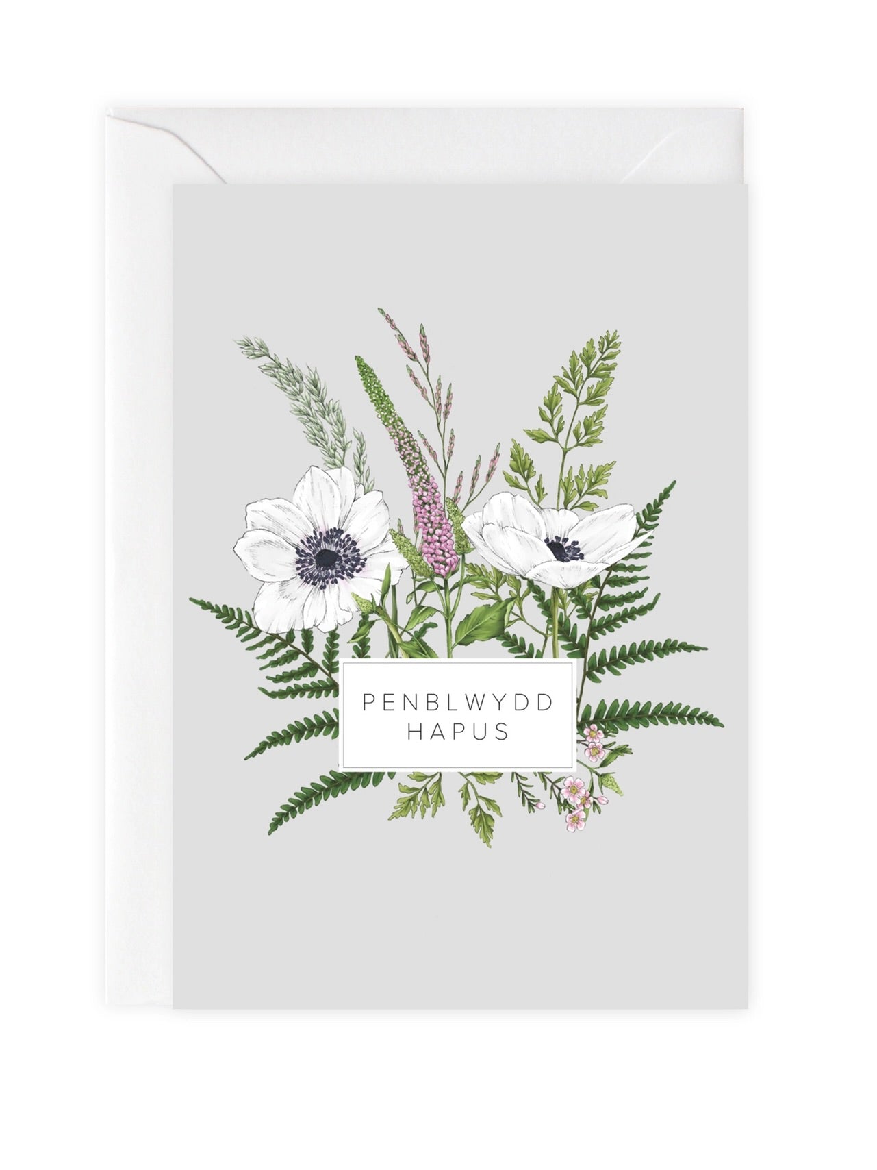 Wild Meadow 'Penblwydd Hapus' Welsh Card