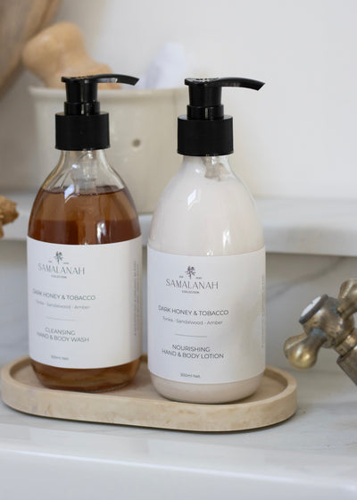 Dark Honey & Tobacco Hand Wash & Lotion