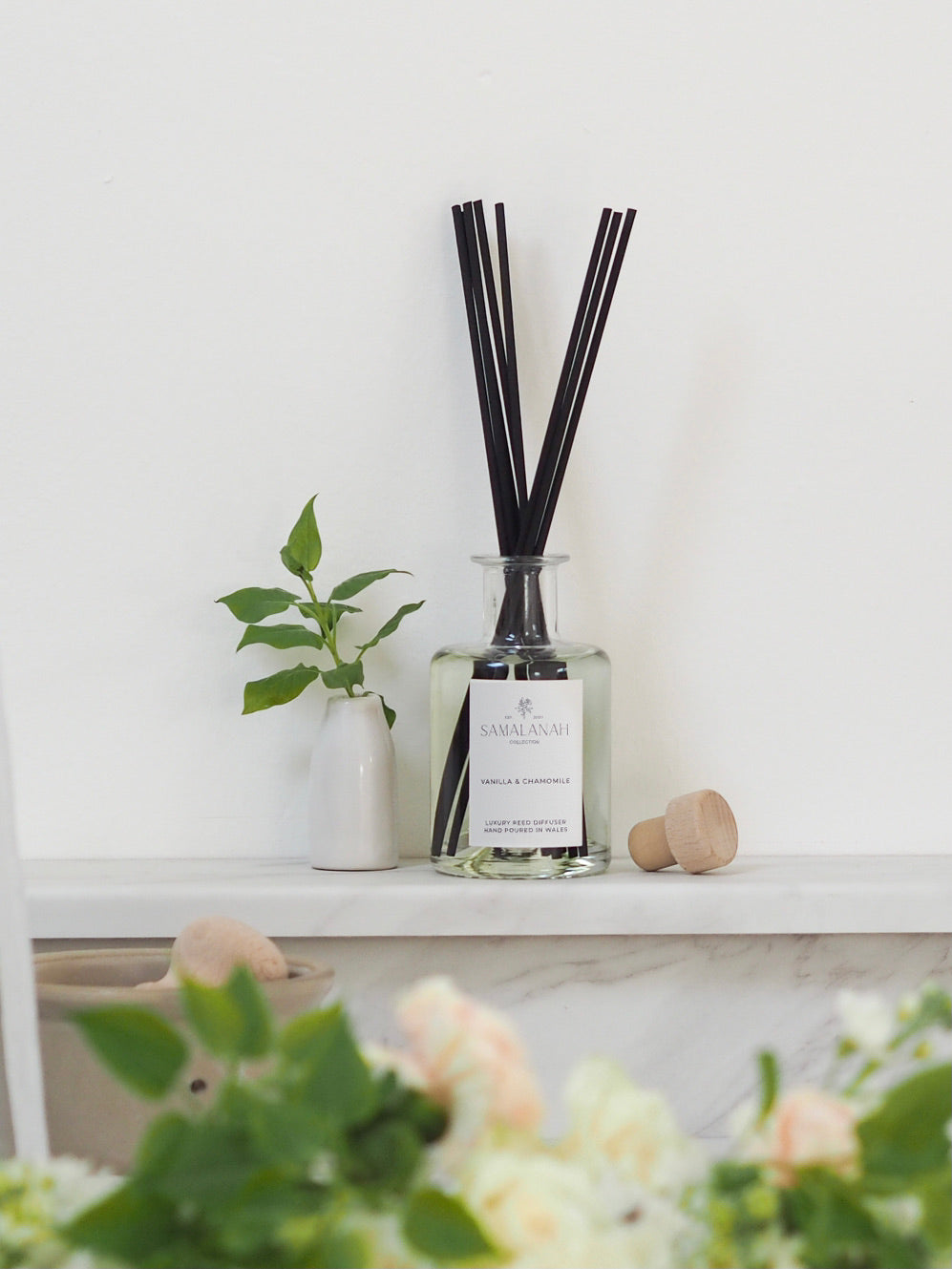 Vanilla & Chamomile Luxury Reed Diffuser – Samalanah Collection