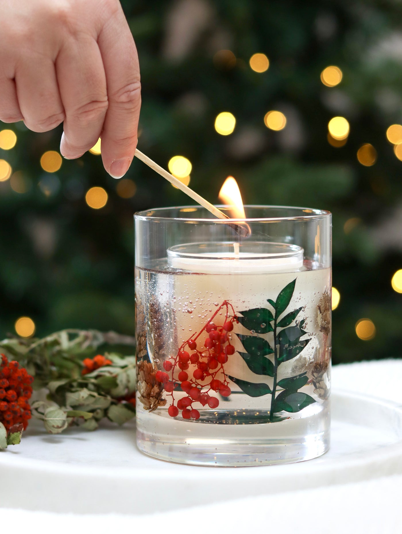 Frosted Pine Botanical Candle